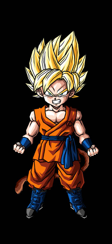 Son Goku from Dragon Ball in Super Saiyan form