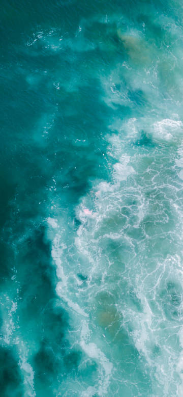 Overlooking the pristine sea