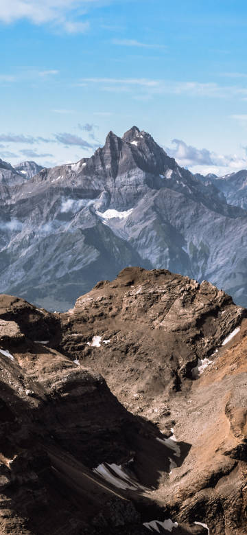 Majestic and magnificent mountain range