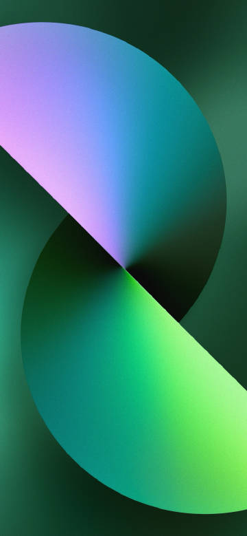 Interlaced Gradient Colored Circles
