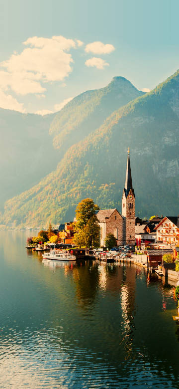 Tranquil and beautiful lakeside town