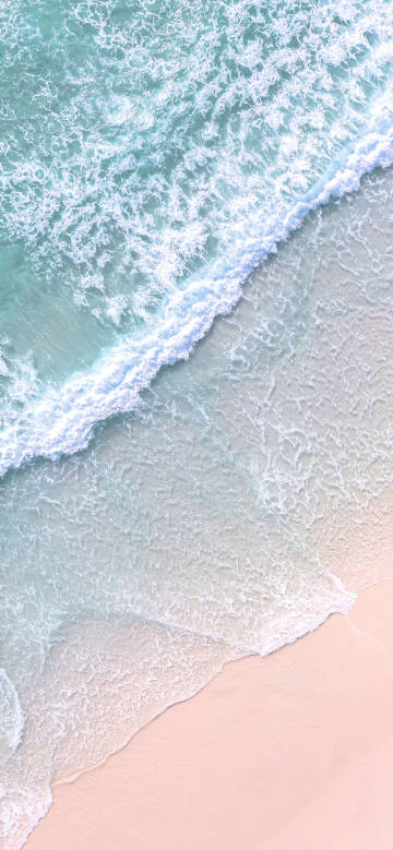 Overlooking Fresh Beach Scenery