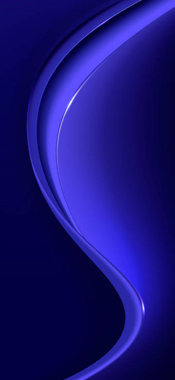 Flowing Blue Curves