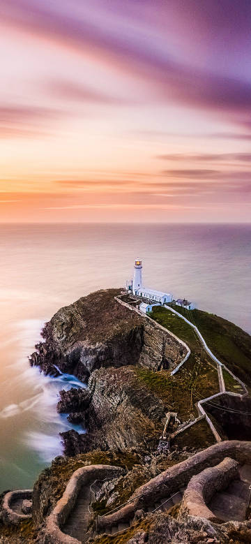 Lighthouse Coast at Dusk