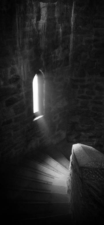 Mysterious Light in Stairwell