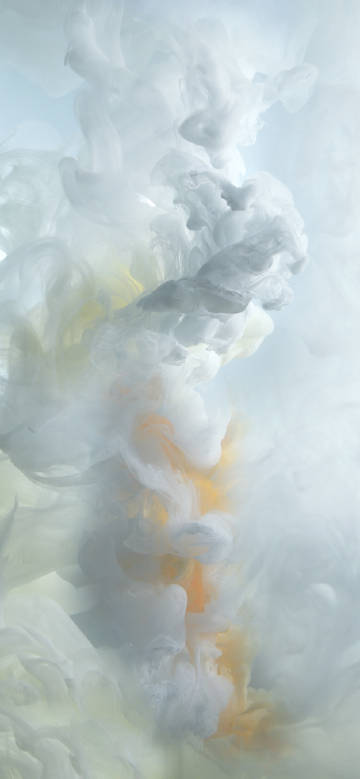 Flowing white smoke abstract colors