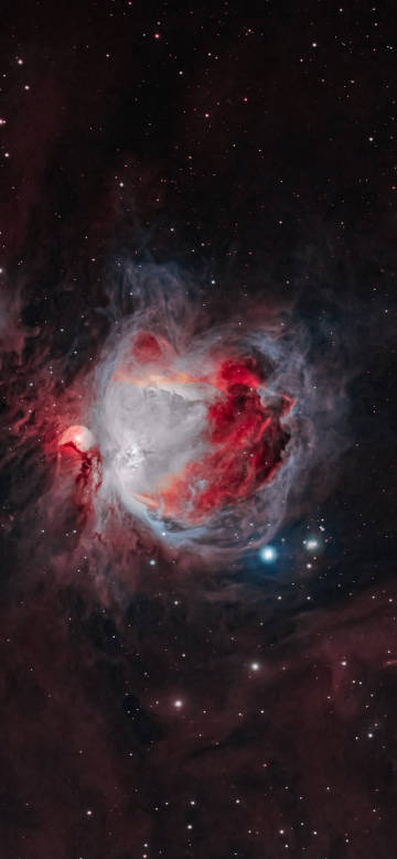 Colorful cosmic nebula