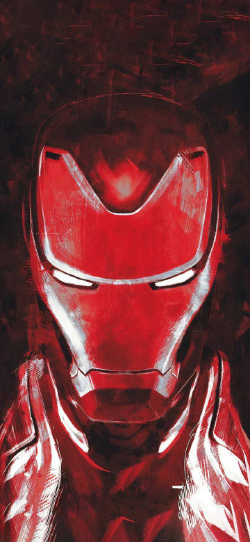 Iron man's red armor.