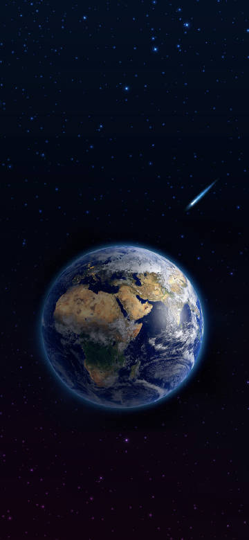 Beauty of Earth in the vast universe