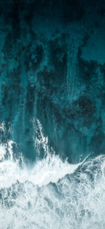 Overlooking the power and depth of the ocean