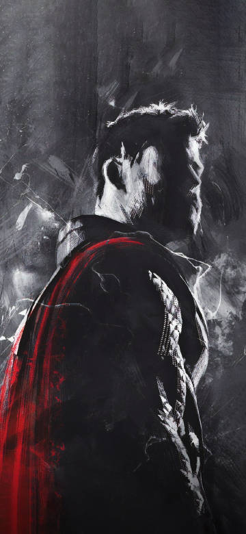 Thor in black armor in Avengers 4.