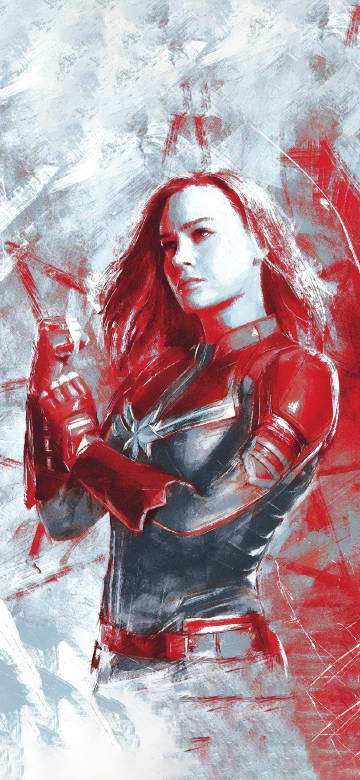 Captain marvel in avengers 4