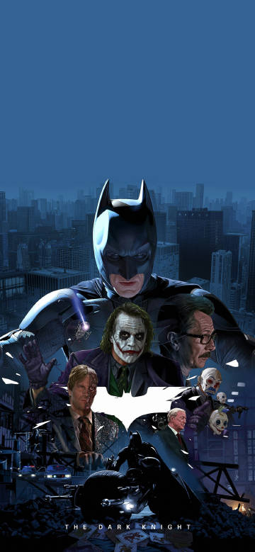 The Dark Knight: Clash between good and evil in gotham city