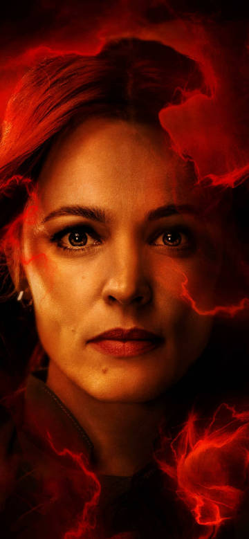 Scarlet witch under the halo of magic