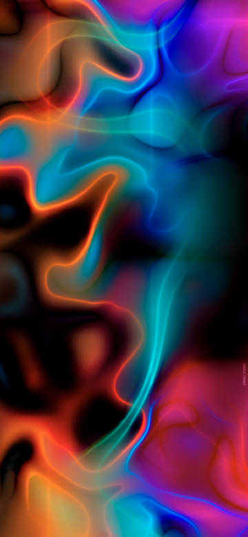 Abstract rhythm of technological colors