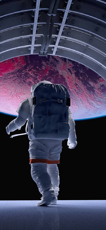 The moment astronauts walk out of the space station