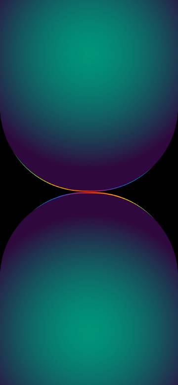 iPhone 14 built-in wallpaper:mysterious gradient circles