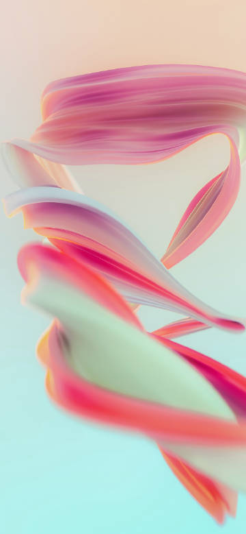 Dreamy colorful ribbon abstract background