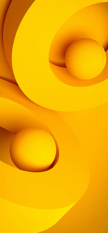 Energetic yellow abstract design