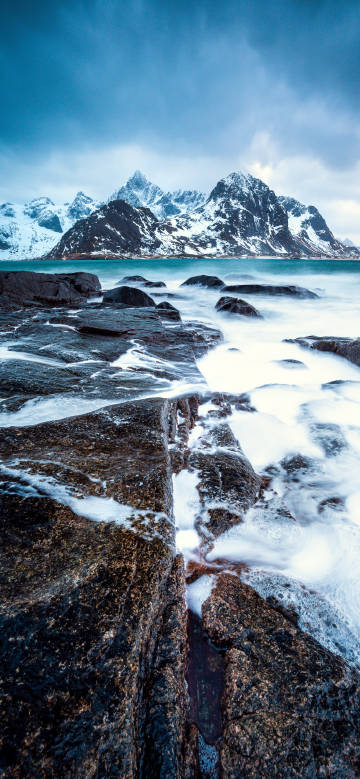 Magnificent coastal rock landscape