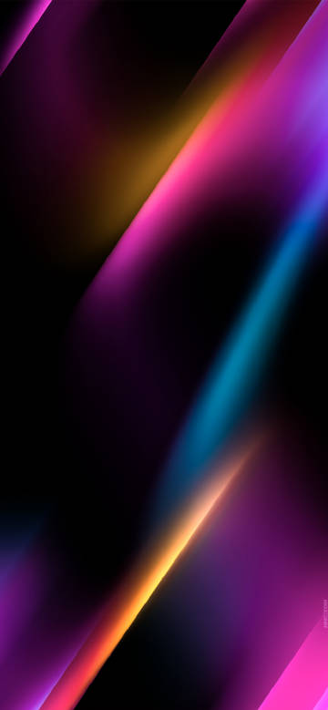 Gorgeous bands of colorful abstract light