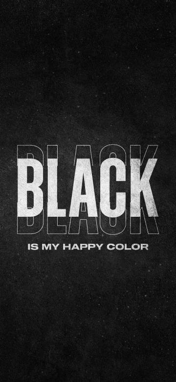 Black: my happy color