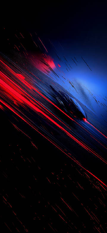 Red and blue dynamic lines