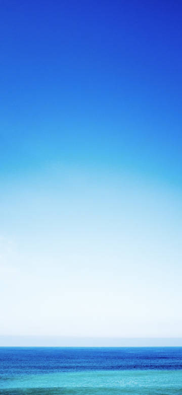 Beautiful blue sky and sea scenery