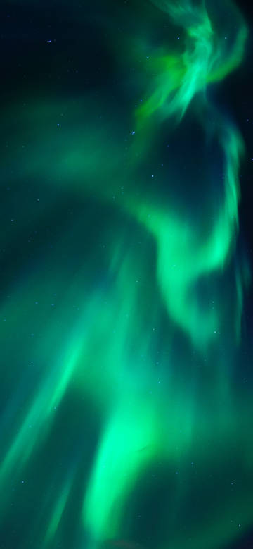 Flowing gorgeous aurora