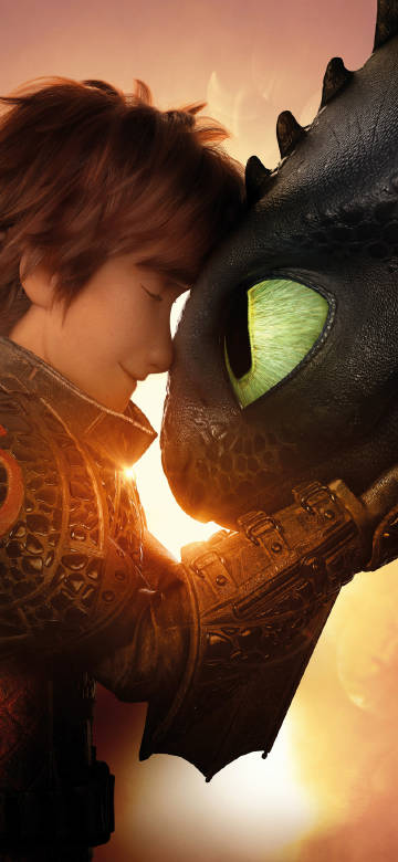 How to train your dragon. Stills of heartwarming moments.