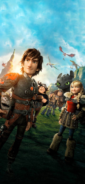 How to Train Your Dragon:dragon riders’ joyful gathering