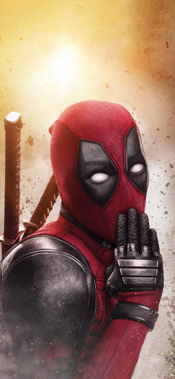 Deadpool’s classic funny gesture