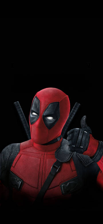 Deadpool giving a thumbs up