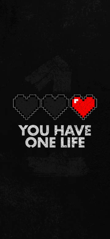 Pixel design of “You Have One Life”