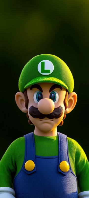 Cute close-up of mario luigi