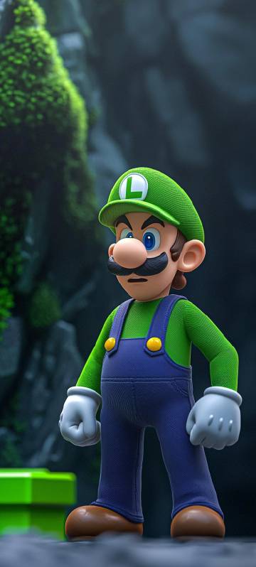 Classic game Mario Luigi's iconic dress up