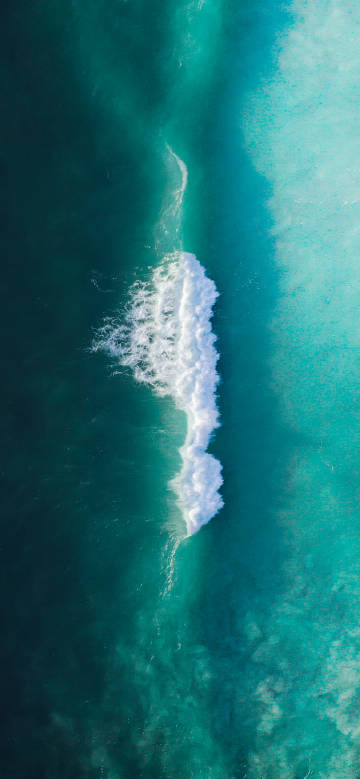 Ocean waves from an aerial perspective