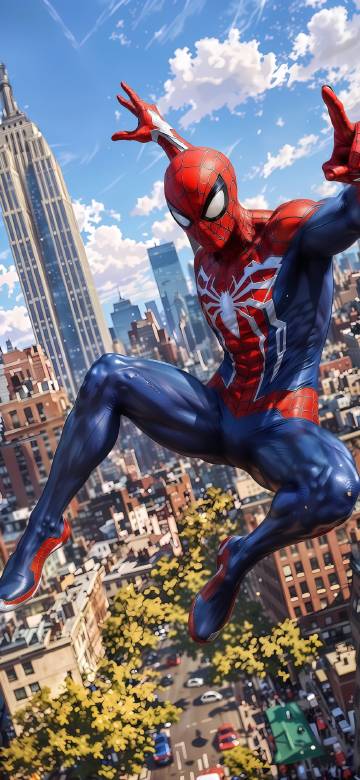 Spider-Man’s leap over the city