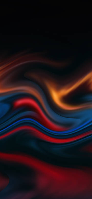 Dreamy interweaving of abstract colors