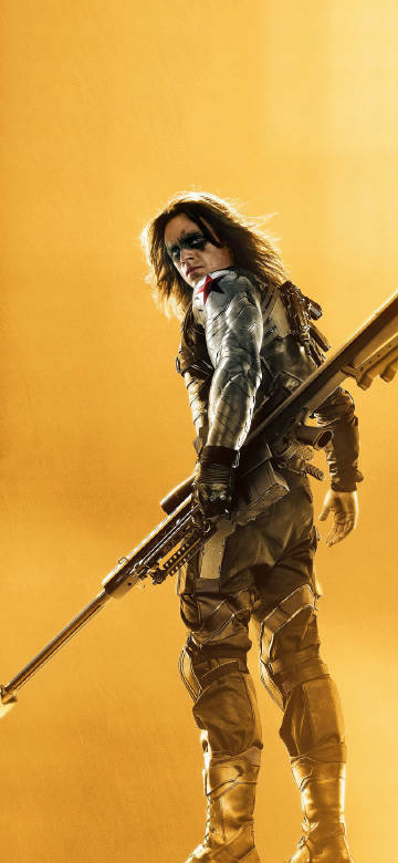 Marvel's The Avengers:Winter soldier with weapon