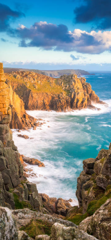 Magnificent coastal scenery phone wallpaper