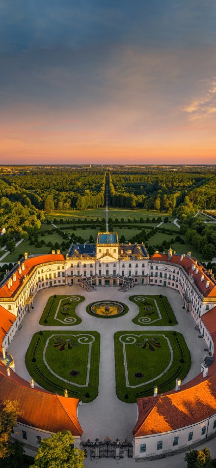 Beauty of palazzina di caccia of stupinigi
