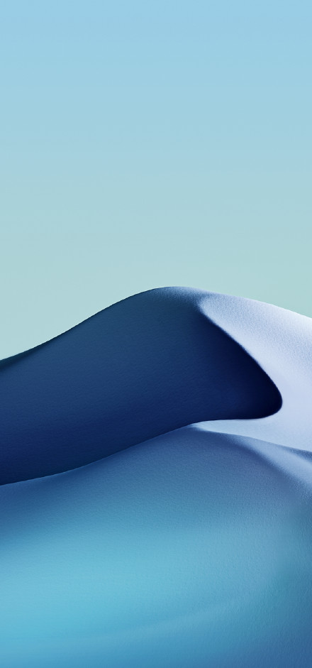 Vivo X Note built-in blue abstract curve phone wallpaper