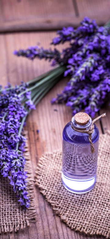 Lavender aromatherapy bottle